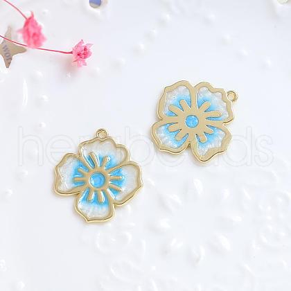 Alloy Enamel Pendants INS-PW0002-06C-04-1