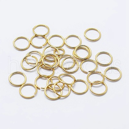 925 Sterling Silver Open Jump Rings STER-F036-02G-0.4x5mm-1