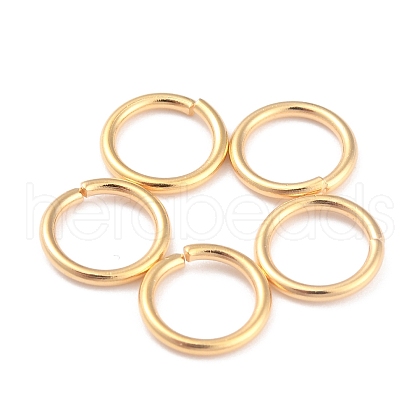 Rack Plating Brass Jump Rings X-KK-O139-18Q-G-1