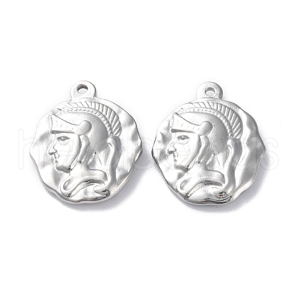 Non-Tarnish 304 Stainless Steel Pendants STAS-P324-12P-1