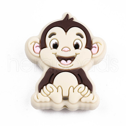 Food Grade Eco-Friendly Silicone Focal Beads SIL-T056-04-1