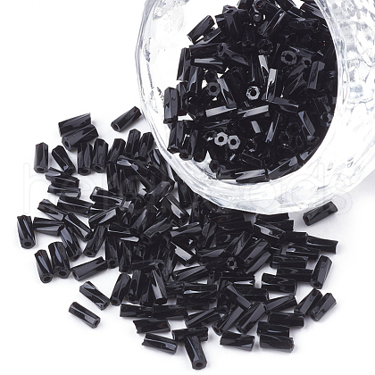 Glass Twisted Bugle Seed Beads SEED-S018-02A-1