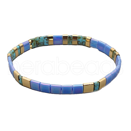 Rainbow Bohemian Style Original Design Fashion Tila Beaded Bracelet for Women. RM1844-21-1