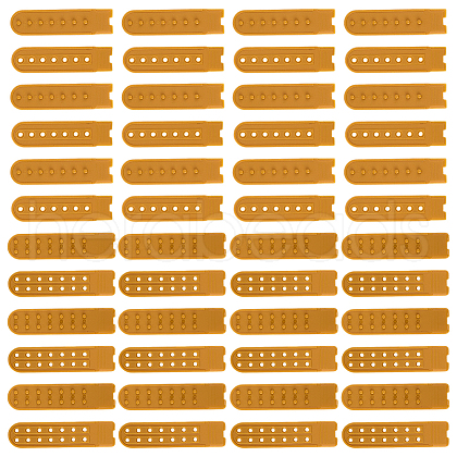 DELORIGIN 48 Sets 2 Styles Plastic Cap Snap Buckle Replacement Repair Strap with 7 Holes FIND-DR0001-43C-1