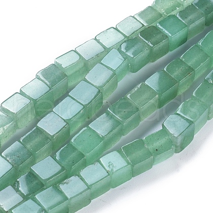 Natural Green Aventurine Beads Strands G-D0020-12A-1
