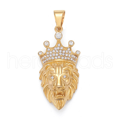 304 Stainless Steel Big Pendants STAS-I163-060G-1