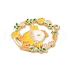 Easter Theme Alloy Enamel Pendants ENAM-147-02A-G-2