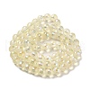 Electroplate Glass Beads Strands EGLA-Z001-03A-FR02-2