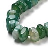 Natural Banded Agate Beads Strands G-K392-A17-4