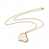 Sublimation Blank Aluminum Pendant Necklace NJEW-E020-03G-03-3
