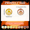 SOFPLATE Thanksgiving Day Themed Transparent Acrylic Beads MACR-SP0001-32B-2