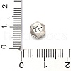 S925 Sterling Silver Beads STER-K183-03AS-06-3