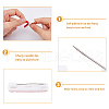 Plastic Brooch Finding DIY-WH0430-669C-01-4