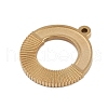 Ion Plating(IP) 304 Stainless Steel Charms STAS-U019-17G-2