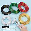 Round Anodized Aluminum Wire AW-BC0007-1.0mm-16-4
