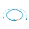 Adjustable Nylon Cord Braided Bead Bracelets BJEW-JB06023-05-1