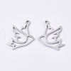 Tarnish Resistant 201 Stainless Steel Pendants STAS-T045-43P-1