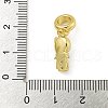 Rack Plating Brass & Cubic Zirconia & ABS Plastic Pearl European Pendants KK-Z067-61C-G-3