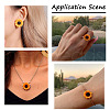 Beadthoven 60pcs 2 style Opaque Resin Pendants RESI-BT0001-11-7