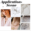 Unicraftale Valentines Day Gift for Husband 304 Stainless Steel Necklaces Unisex Rope Chain Necklaces NJEW-UN0001-23P-6