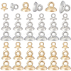 SUNNYCLUE 360Pcs 6 Style Plastic Bead Cap Pendant Bails & Cup Peg Bails KY-SC0001-96-1
