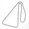 304 Stainless Steel Ball Chains Necklaces NJEW-O066-21-2