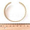 304 Stainless Steel Open Cuff Bangles for Women BJEW-Z086-02G-5