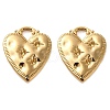 201 Stainless Steel Pendants STAS-D020-03G-1
