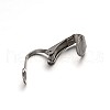 Tarnish Resistant 304 Stainless Steel Clip-on Earring Findings STAS-G130-09P-2