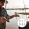 SUPERFINDINGS 30Pcs 6 Styles 3 Way Cross-Line Barrel Fishing Swivels FIND-FH0010-07-7