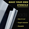 PET Plastic Sheets DIY-WH0304-942-4