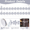 20 Yards Star Polyester Ribbon OCOR-WH0078-247B-5