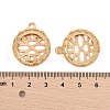 Brass Pendant Cabochon Settings KK-L223-018G-3