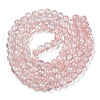 Transparent Crackle Baking Painted Glass Beads Strands DGLA-T003-01A-13-2
