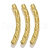 304 Stainless Steel Curved Tube Beads STAS-M071-03H-G-1