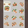 10Pcs Fruit PET Self-Adhesive Stickers DIY-K074-08F-1