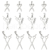 15Pcs 3 Styles 304 Stainless Steel Pendants STAS-CJ0002-49-1