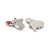 304 Stainless Steel Enamel Charms STAS-P356-37P-2