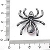 Gothic Rack Plating Alloy Pendants PALLOY-V002-16B-02-3