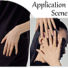 SUNNYCLUE DIY Charm Finger Ring Making Kit DIY-SC0023-59-5