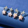 Mother's Day Jewellery Natural Pearl Ear Studs EJEW-L099-03G-1