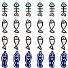 SUNNYCLUE 24Pcs 4 Colors Alloy Enamel Pendants FIND-SC0012-04-1