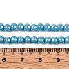 Electroplate Opaque Glass Beads Strands GLAA-T032-P4mm-AB13-A-4