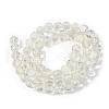 Electroplate Glass Beads Strands EGLA-L045-G-HR02-2