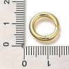 Rack Plating Brass Spring Gate Rings KK-I720-05G-3