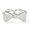 Brass Open Cuff Rings RJEW-K266-17P-2