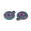 Ion Plating(IP) 304 Stainless Steel Pendant Cabochon Settings STAS-I694-03MC-3