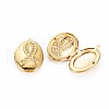 Brass Locket Pendants KK-S356-749-3