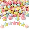 Gradient Color Opaque Resin Cabochons RESI-CJ0003-66-1