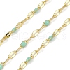Rack Plating Brass Dapped Chains AJEW-Q153-02G-11-1